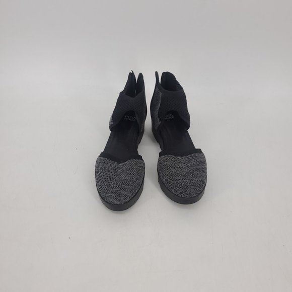 Eileen Fisher Black Graphite Ogden Flat Size 7.5 - Picture 3 of 5